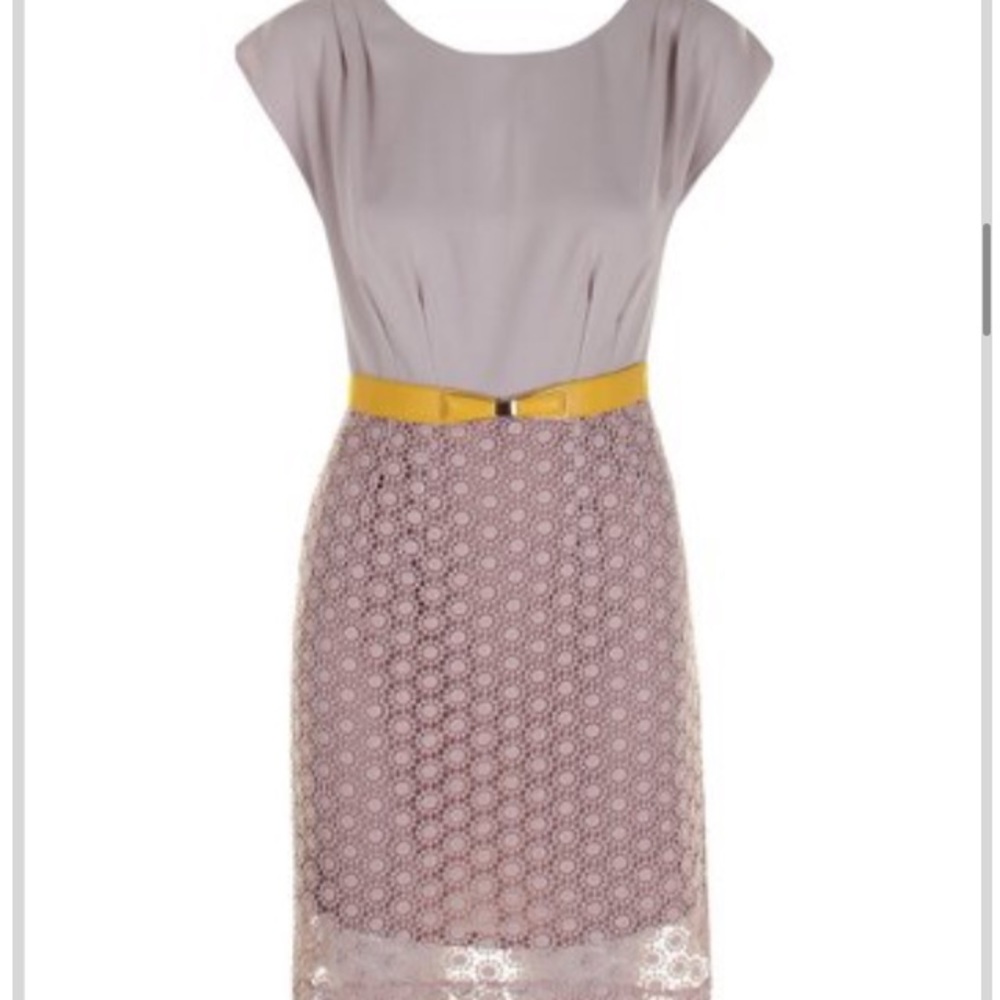 Cute summer cap sleeve dress - light lilac purple